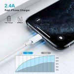 3 Pack Apple MFi Certified 6ft iPhone Charger Cable