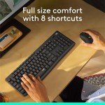 Logitech MK295 Wireless Silent Keyboard and Mouse Combo