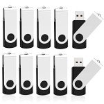 KOOTION 10-Pack 4GB USB Flash Drives - Black