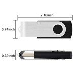 KOOTION 10-Pack 4GB USB Flash Drives - Black