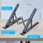 Portable Adjustable Laptop Stand for 10-15.6” Devices