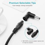 ZOZO 90W Universal Laptop Charger with 17 Tips