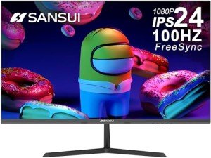 SANSUI 24" 100Hz IPS 1080P HDMI Monitor