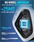 Wireless Gaming Headset with 30H Battery Life