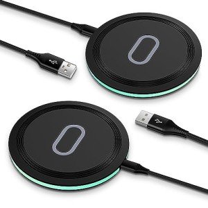 Samsung Fast Wireless Charger Pad Bundle, 15W
