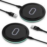 Samsung Fast Wireless Charger Pad Bundle, 15W