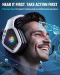 Wireless Gaming Headset with 30H Battery Life