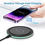 Samsung Fast Wireless Charger Pad Bundle, 15W