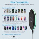 Samsung Fast Wireless Charger Pad Bundle, 15W
