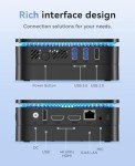 KAMRUI AK1PLUS Mini PC - 12GB RAM, 256GB SSD