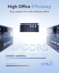KAMRUI AK1PLUS Mini PC - 12GB RAM, 256GB SSD