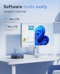 KAMRUI AK1PLUS Mini PC - 12GB RAM, 256GB SSD