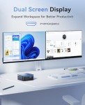 KAMRUI AK1PLUS Mini PC - 12GB RAM, 256GB SSD