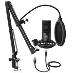 FIFINE T669 USB Microphone Kit with Boom Arm