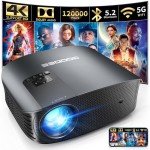 GooDee 4K Mini Projector with WiFi & Bluetooth