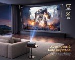 WiFi 6 Smart 4K Projector with Google TV