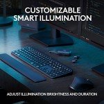 Logitech MX Keys S Wireless Backlit Keyboard - Graphite