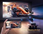 WiFi 6 Smart 4K Projector with Google TV
