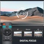 GooDee 4K Mini Projector with WiFi & Bluetooth