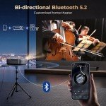 Alvar 4K Smart Projector with WiFi and Bluetooth
