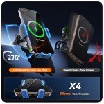 15W Wireless Car Charger Mount with Auto Clamping