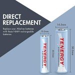 Tenergy Rechargeable AA/AAA NiMH Battery Combo Pack