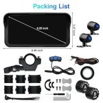 LBW Motorcycle Dash Cam with Dual HD Cameras
