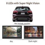 HD Night Vision License Plate Backup Camera 170°