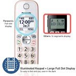 Panasonic Bluetooth Cordless Phone System with 2 Handsets