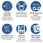 Panasonic Bluetooth Cordless Phone System with 2 Handsets