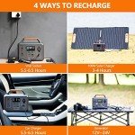 ALLWEI 300W Portable Power Station & Solar Generator