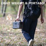 ALLWEI 300W Portable Power Station & Solar Generator