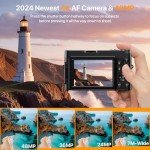 4K Auto-Focus Camera with Flip Screen & Accessories