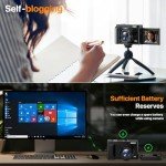 4K Auto-Focus Camera with Flip Screen & Accessories