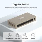 Tenda 8-Port Gigabit Unmanaged Ethernet Switch