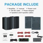 800W Waterproof Outdoor Bluetooth Speakers System