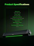 BLUEDEE Bluetooth Soundbar Speakers for PC and Laptop