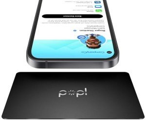Popl Metal NFC Digital Business Card - Black