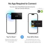 Popl Metal NFC Digital Business Card - Black