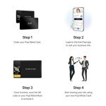 Popl Metal NFC Digital Business Card - Black