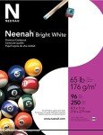 Neenah Bright White Premium Cardstock, 250 Sheets