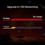 TP-Link 10GB PCIe Ethernet Card with CAT6A Cable