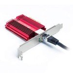 TP-Link 10GB PCIe Ethernet Card with CAT6A Cable