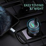 Dual USB Car Charger Adapter 20W Fast Charging
