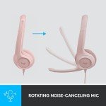 Logitech H390 USB Wired Headset with Noise-Canceling