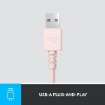 Logitech H390 USB Wired Headset with Noise-Canceling
