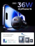 LISEN 54W USB-C Car Charger Adapter for Phones