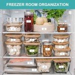 Waterproof Removable Freezer Labels for Food Storage