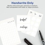 Avery Non-Printable File Folder Labels, White, 156 Count