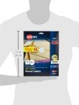 Avery Matte White Round Labels, 1.5", 400 Pack
